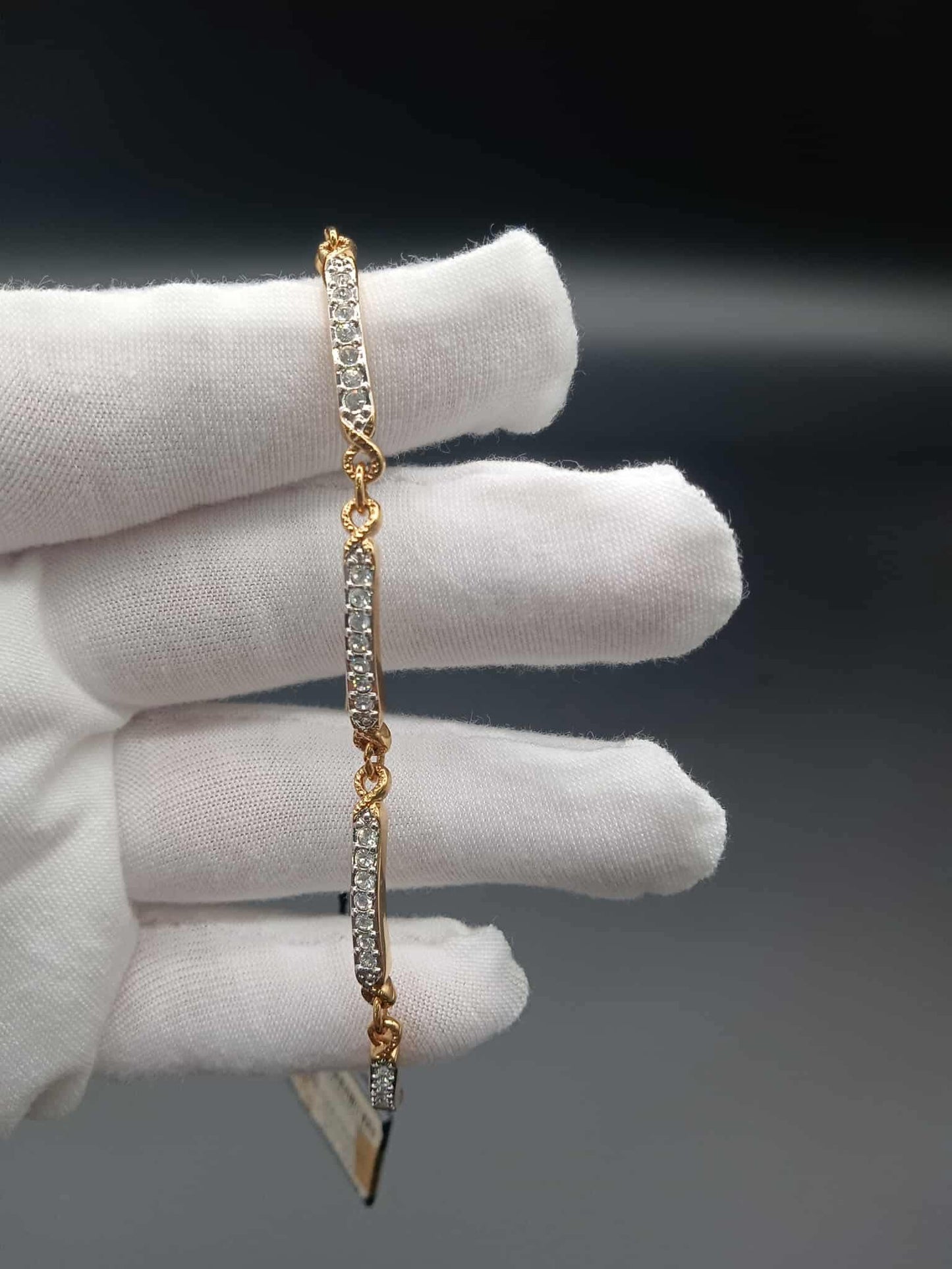 SWAROVSKI Crystal Gold Tone Bracelet