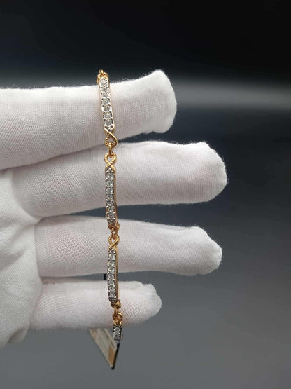 SWAROVSKI Crystal Gold Tone Bracelet