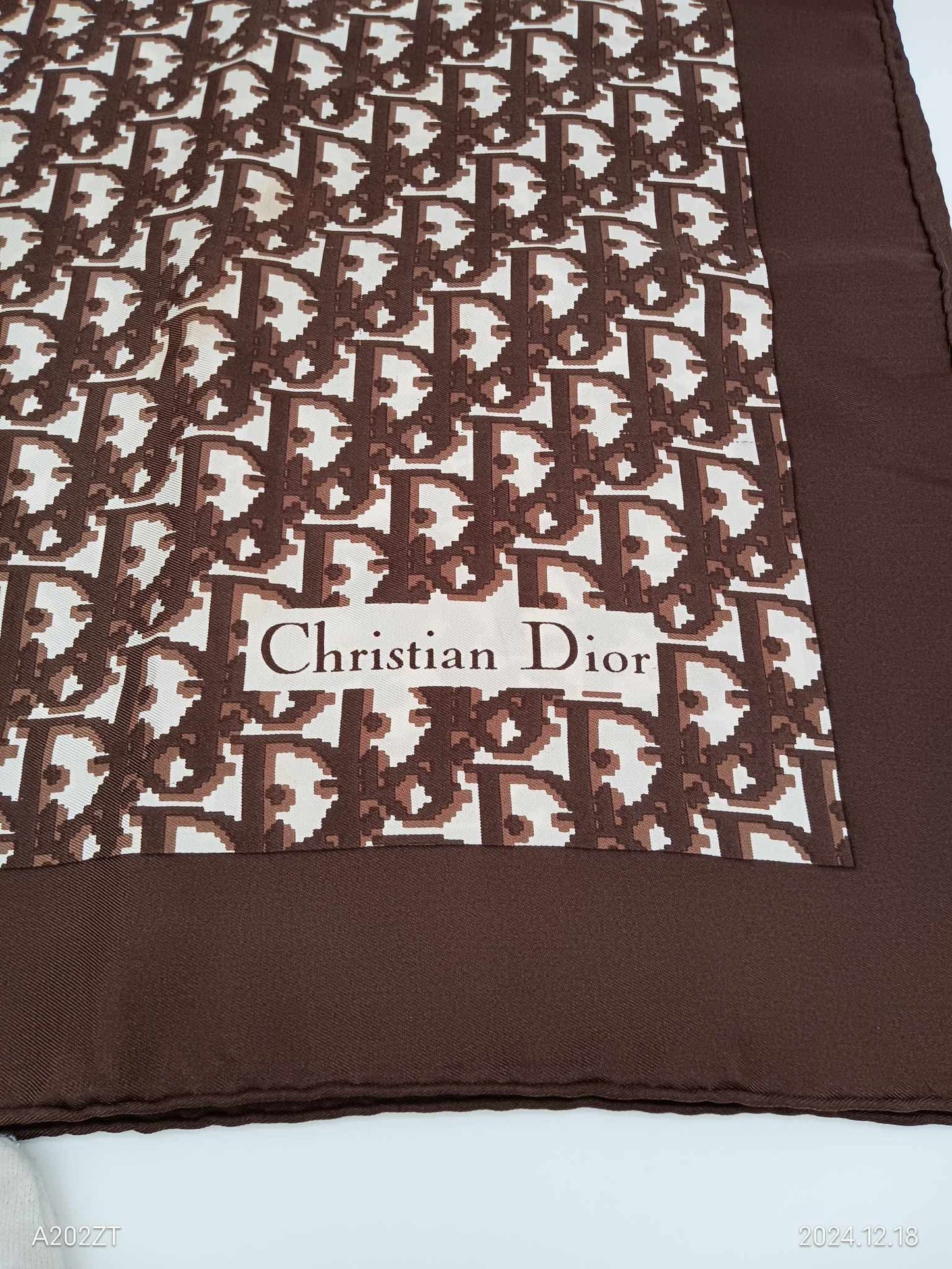 DIOR Trotter Oblique Silk Scarf