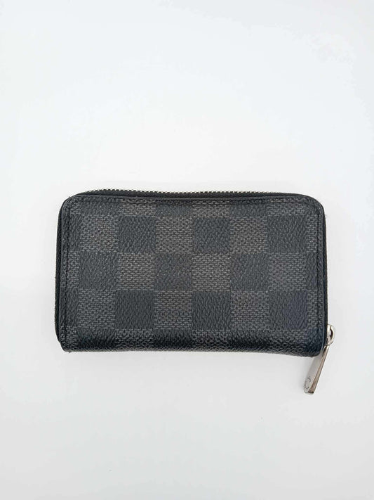 LOUIS VUITTON Damier Graphite Zipper Coin Purse