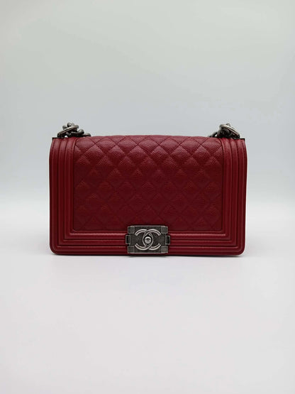 CHANEL Caviar Quilted Leboy