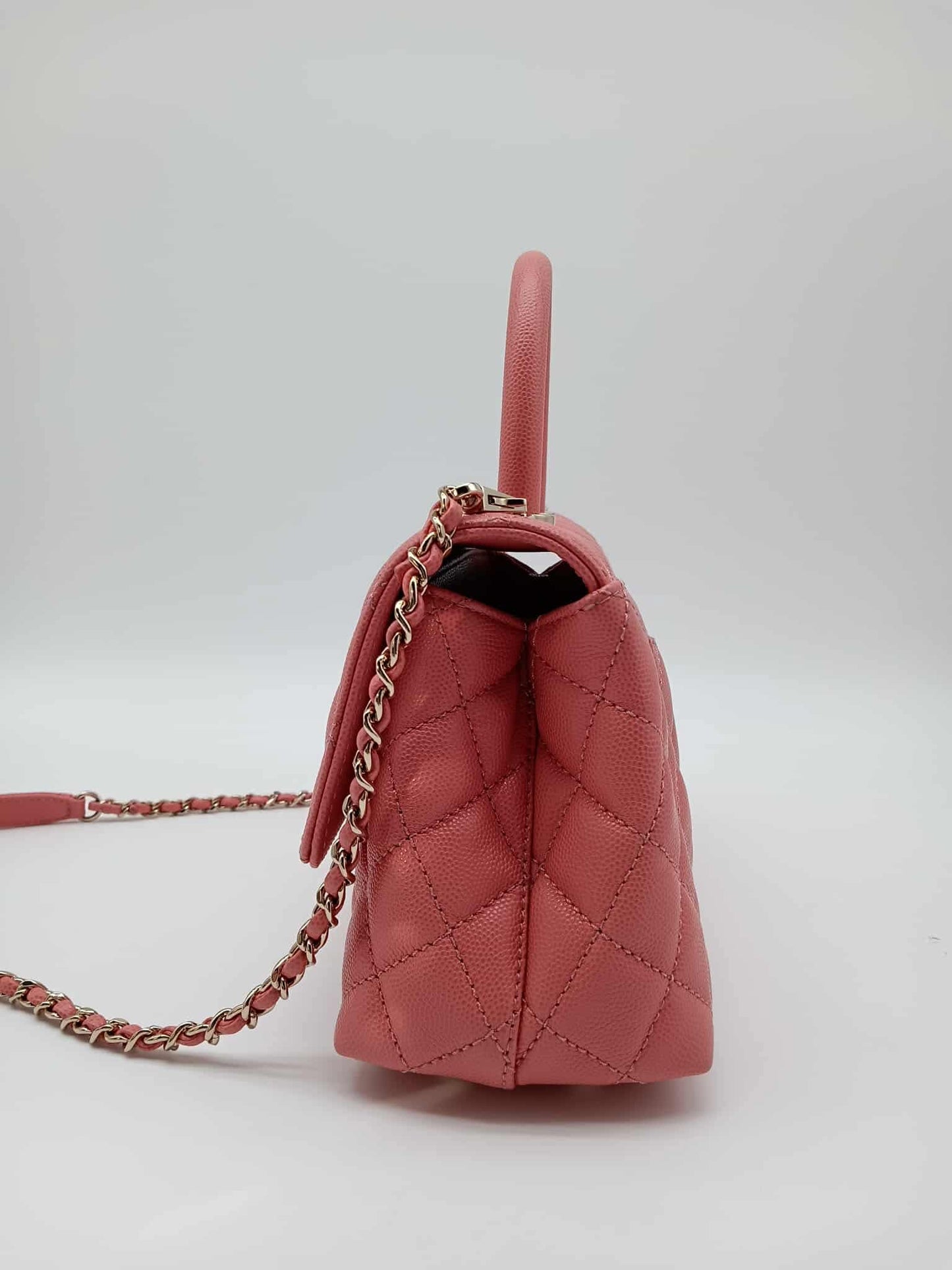 CHANEL Caviar Coco Top Handle