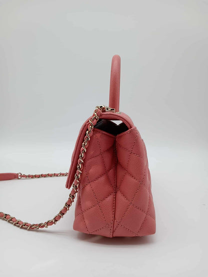 CHANEL Caviar Coco Top Handle