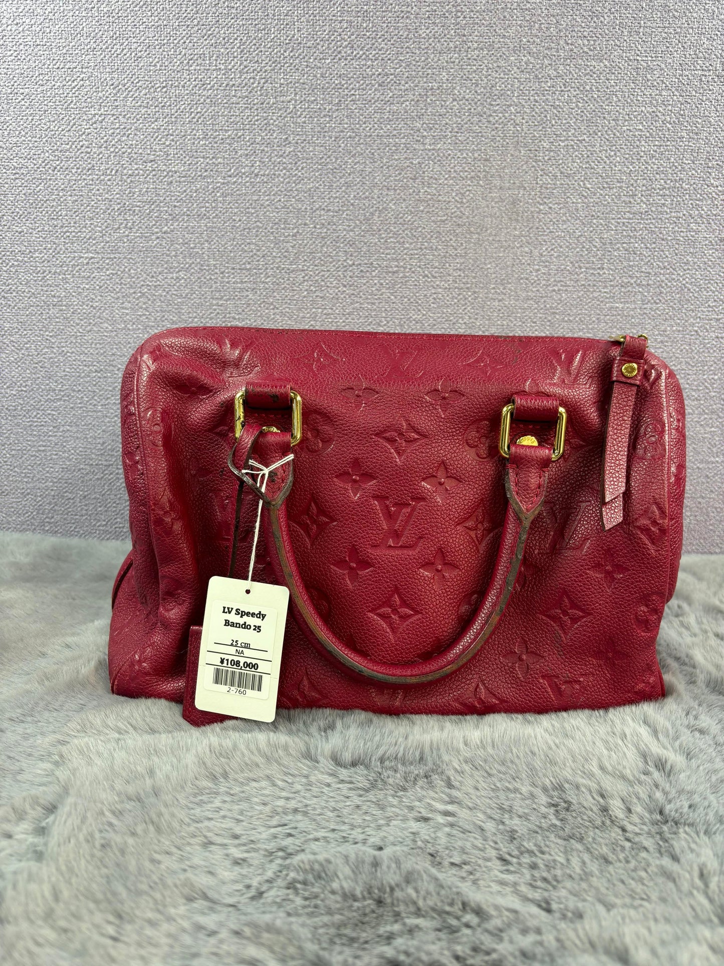 LOUIS VUITTON Empreinte Speedy Bando 25