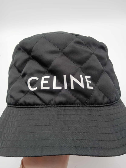 CELINE Nylon Quilted Bucket Hat
