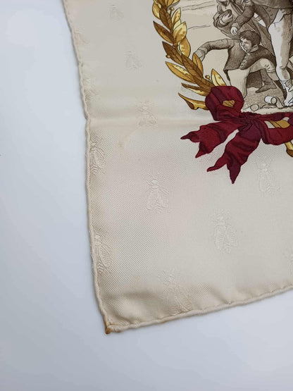 HERMES Napoleon Silk Scarf