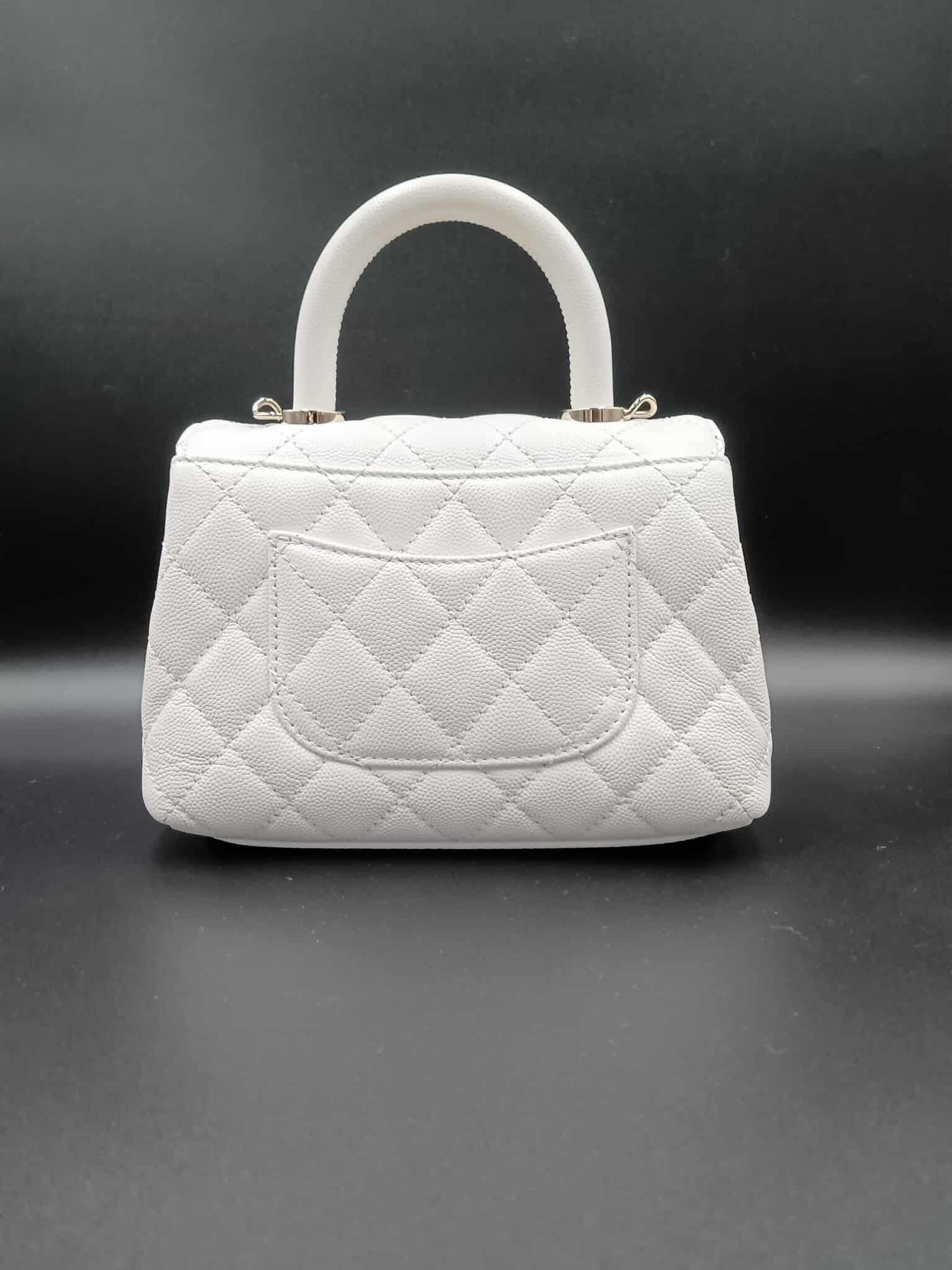 CHANEL Caviar Mini Coco Top Handle