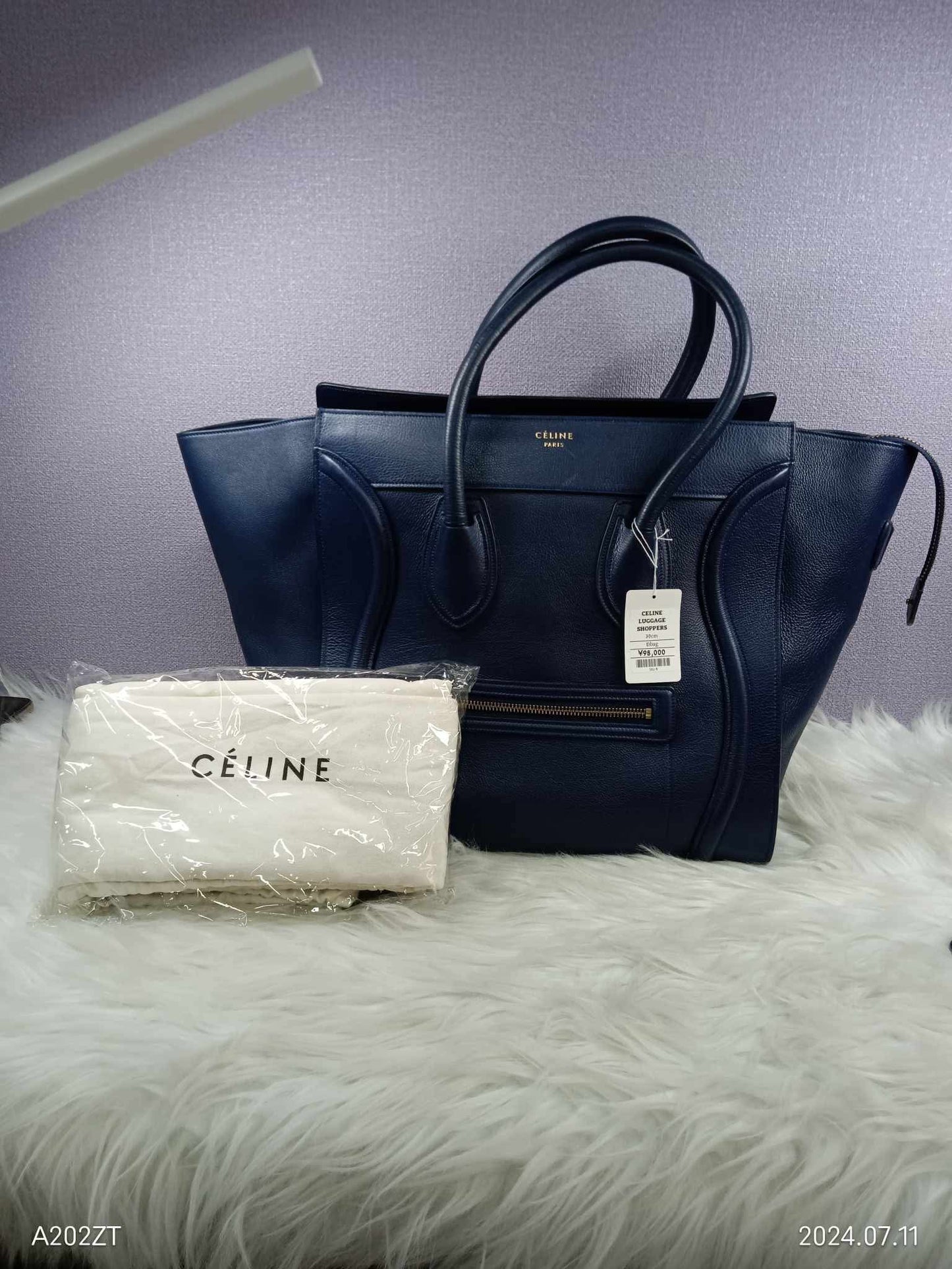 CELINE Luggage Mini Shopper