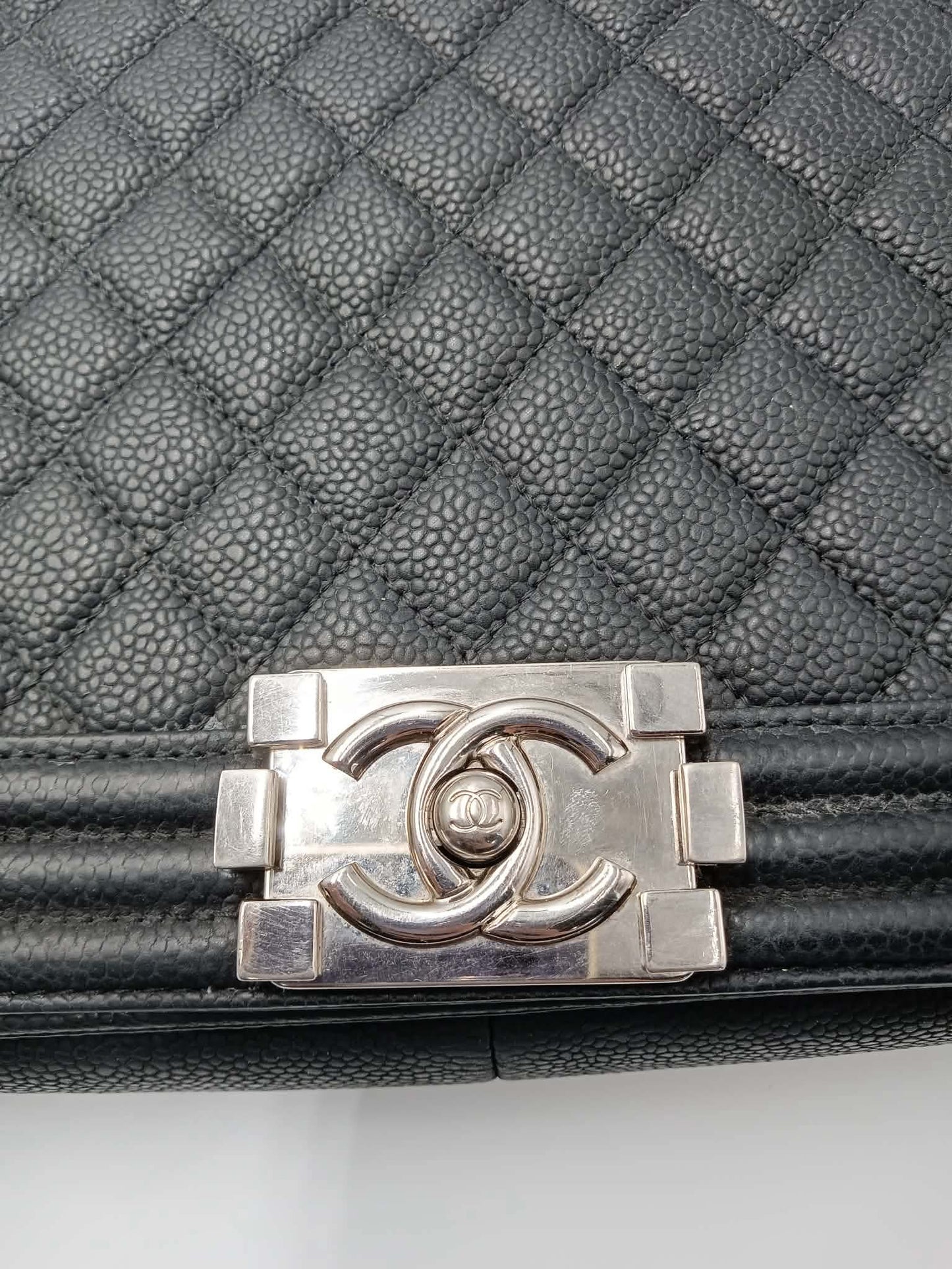 CHANEL Caviar Quilted Maxi LeBoy