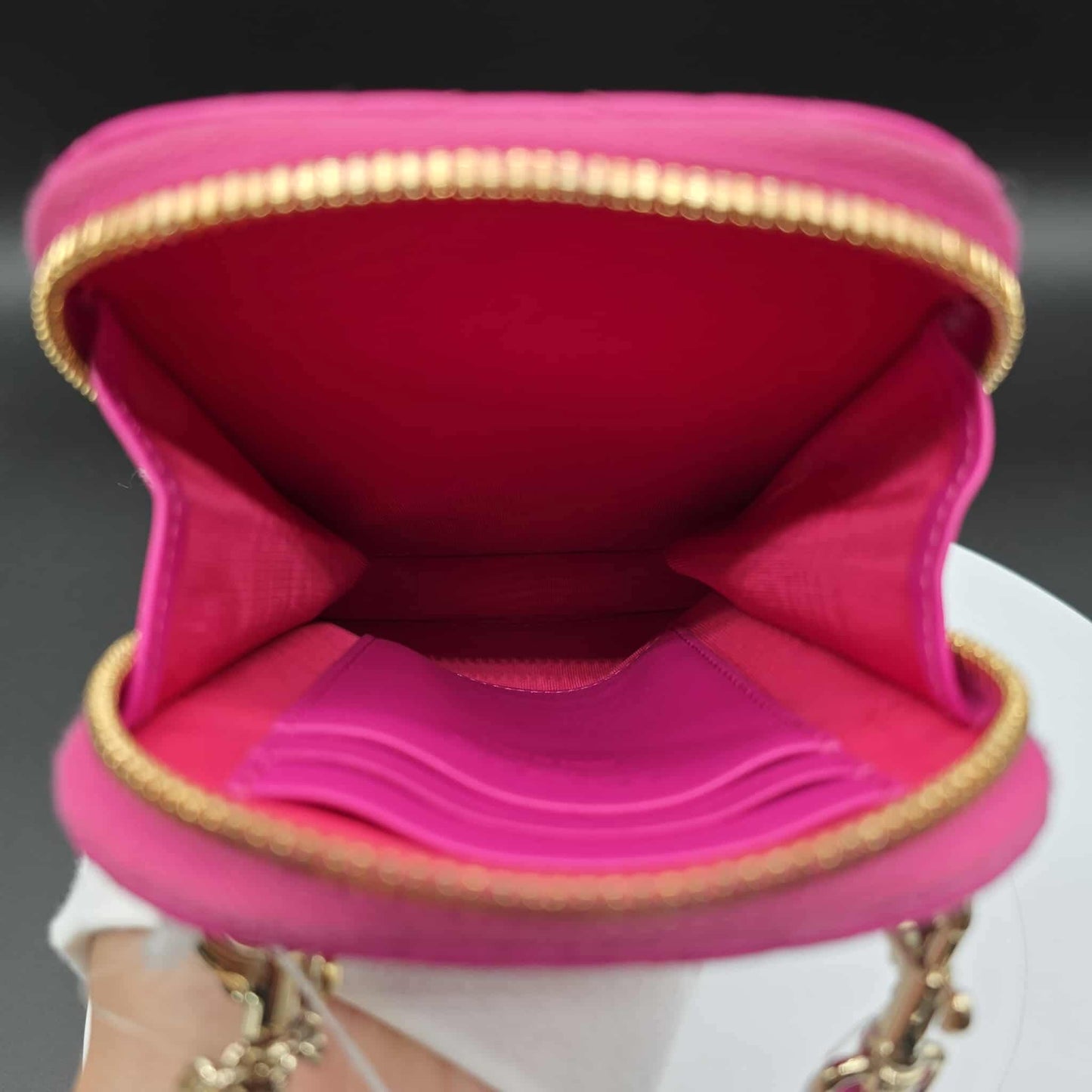 DIOR Lady Dior Call'in Dior Phone Holder Cannage ...