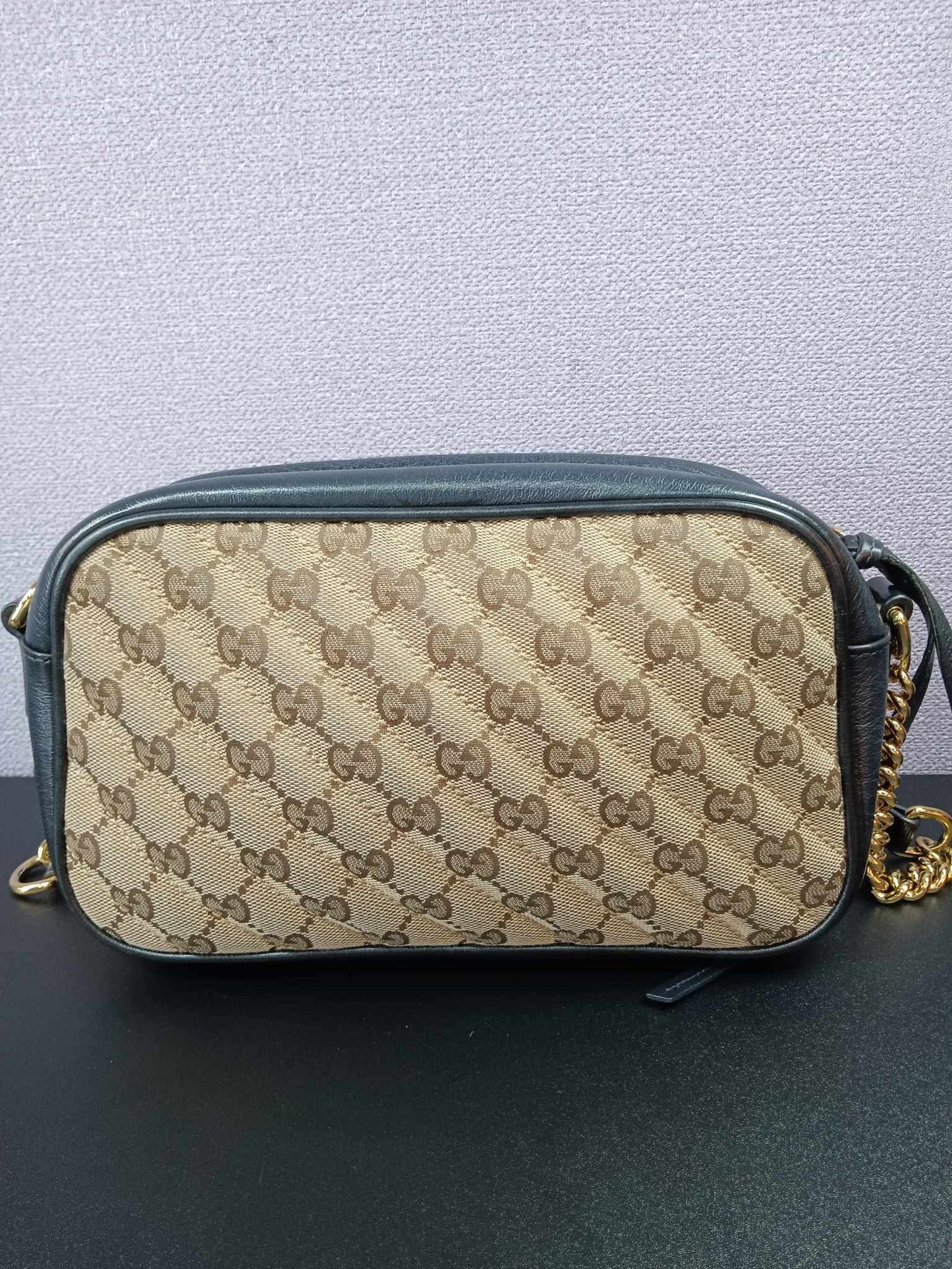 GUCCI Marmont Canvas Camera Bag