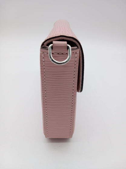 LOUIS VUITTON Epi Rose Ballerine Pochette Felicie