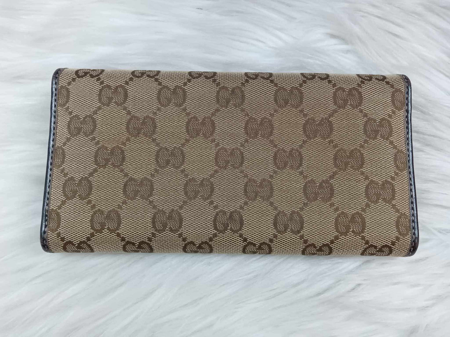 GUCCI Canvas Long Wallet