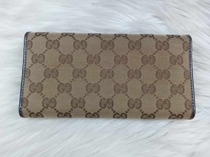 GUCCI Canvas Long Wallet