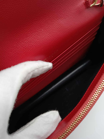 YSL Grained Calfskin WOC