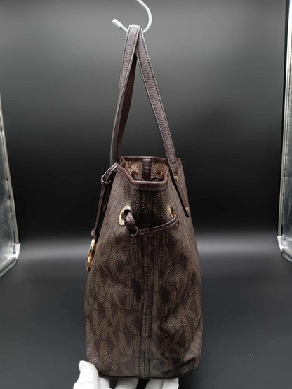 MICHAEL KORS Jet Set Reversible Snake Print Tote