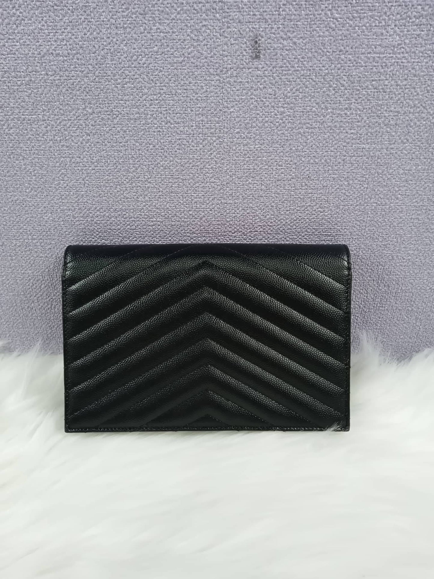 YSL Cassandra Envelope Wallet On Chain