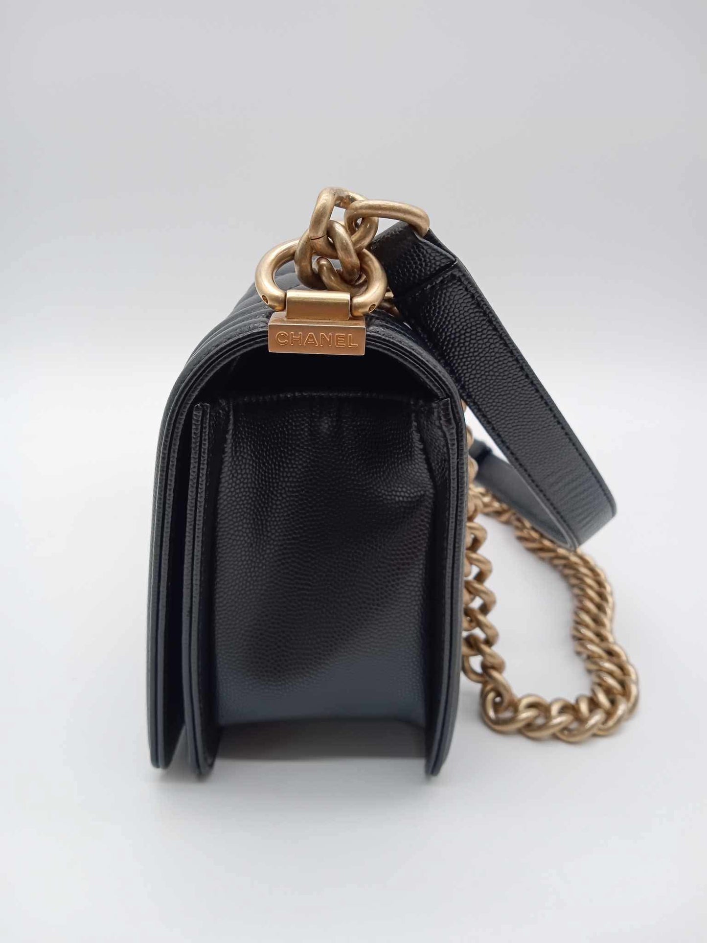 CHANEL Caviar Quilted Leboy