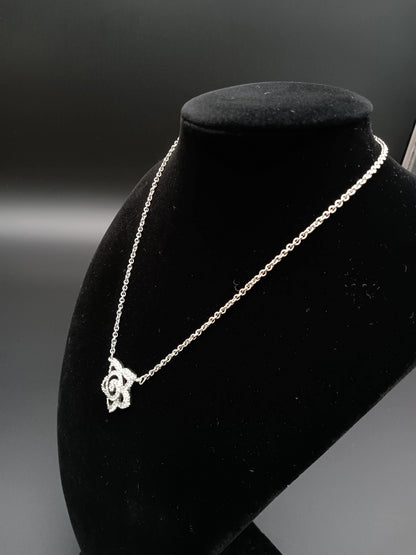 SWAROVSKI Suzy Levian Sterling Sliver White Necklace