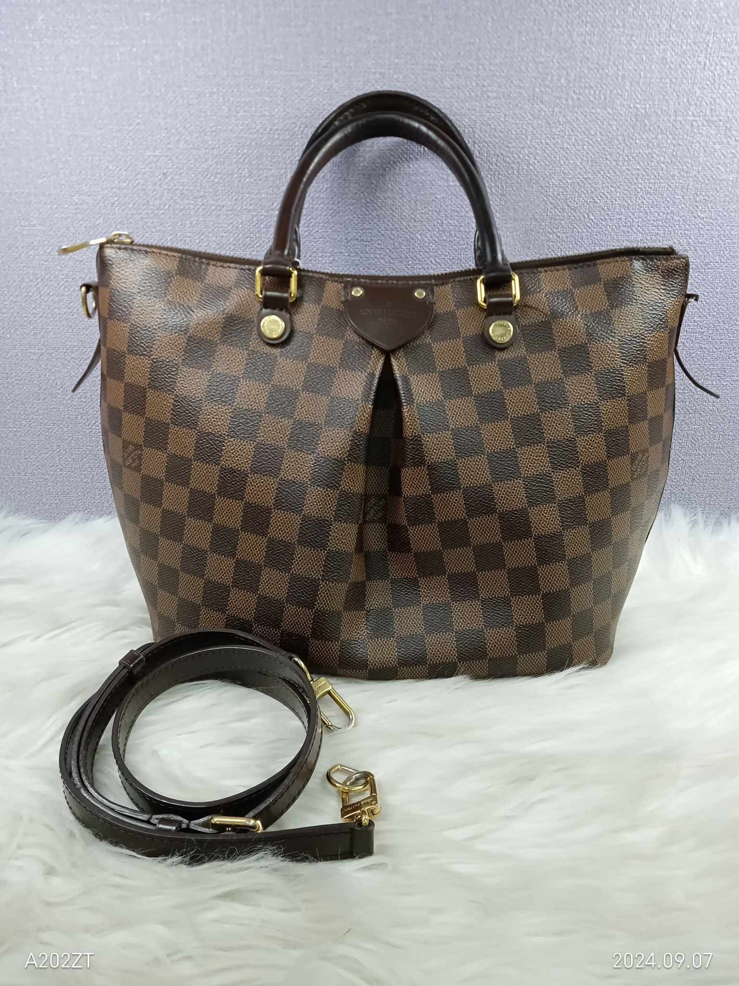 LOUIS VUITTON Damier Sienna PM