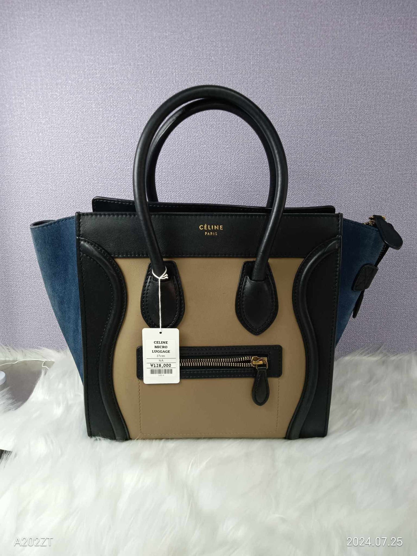 CELINE Micro Luggage Shopper Tote