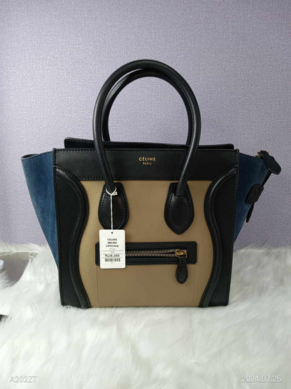 CELINE Micro Luggage Shopper Tote