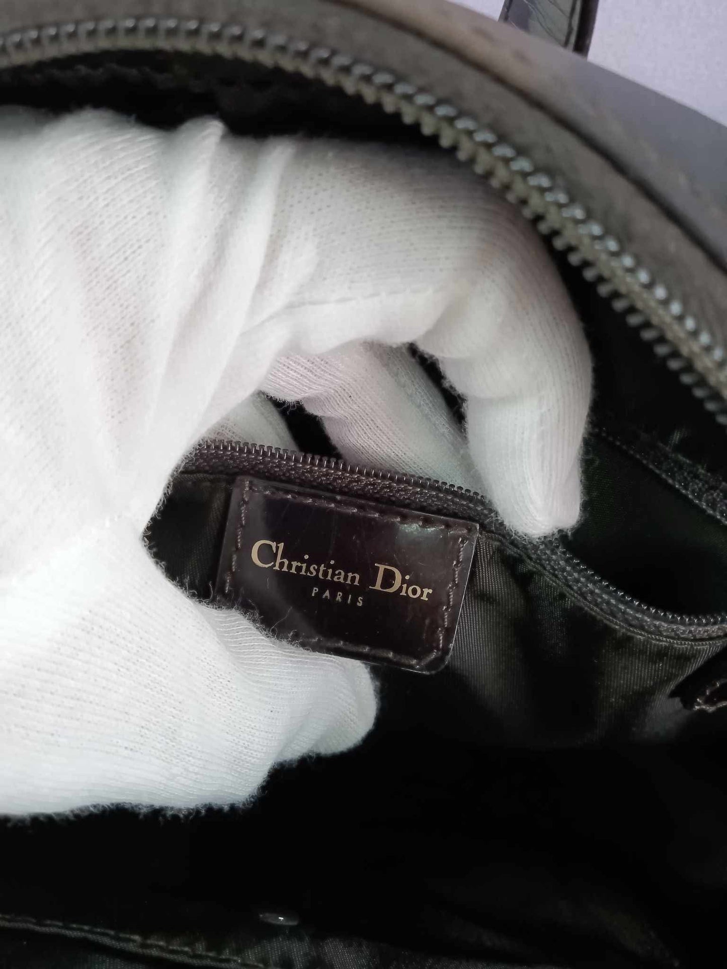 DIOR Double Saddle Bowler Bag