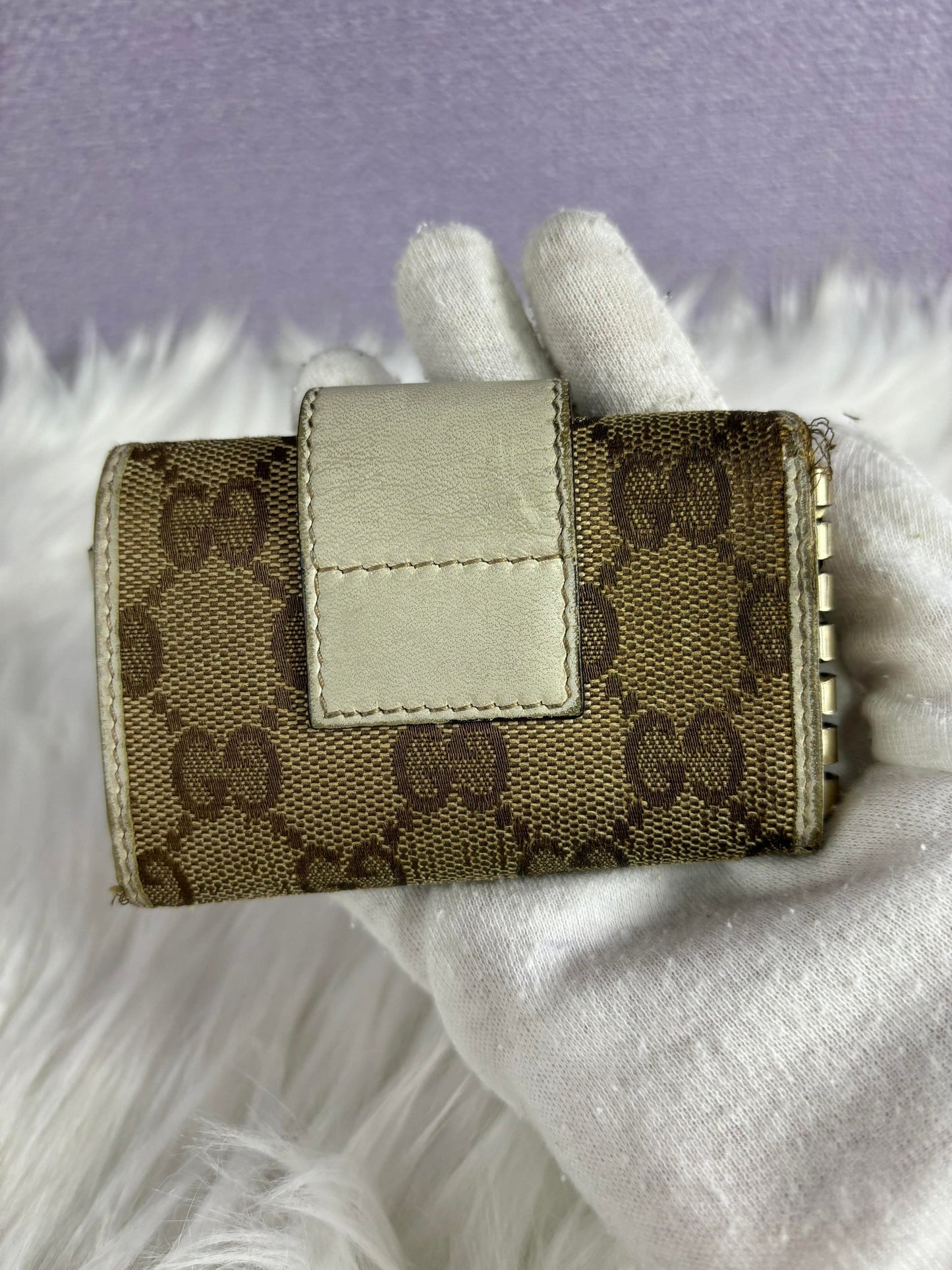 GUCCI Canvas Key Holder