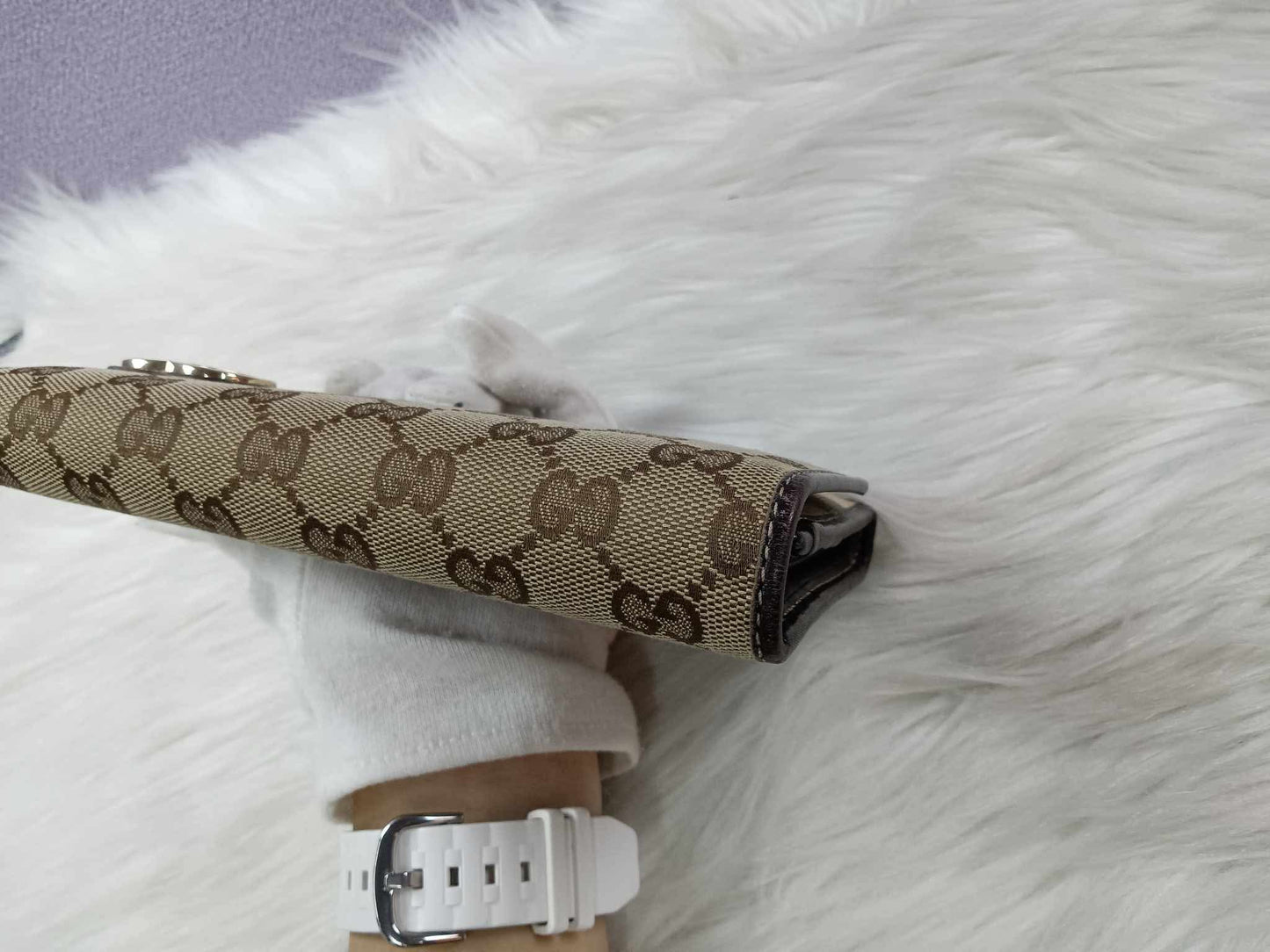 GUCCI Canvas Long Wallet
