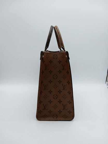 LOUIS VUITTON Monogram Reverse On The GO MM