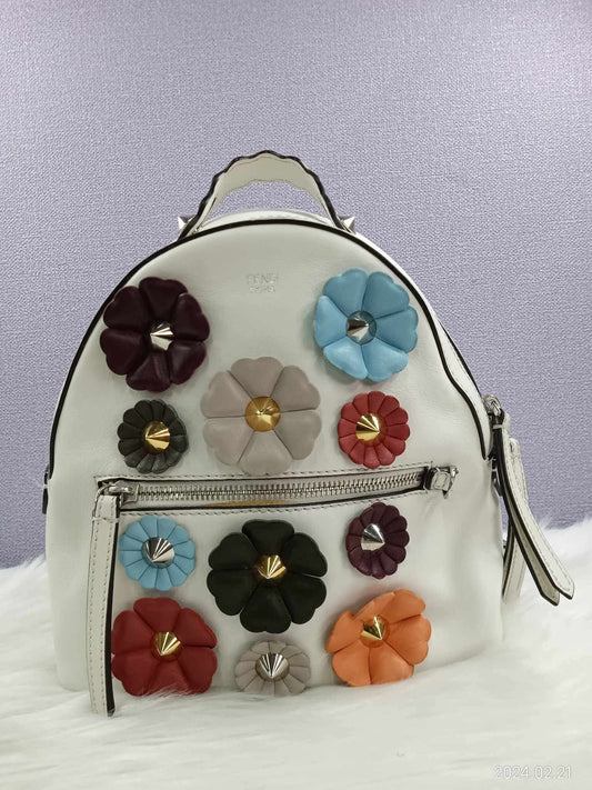 FENDI Mini By The Way Flowerland Backpack