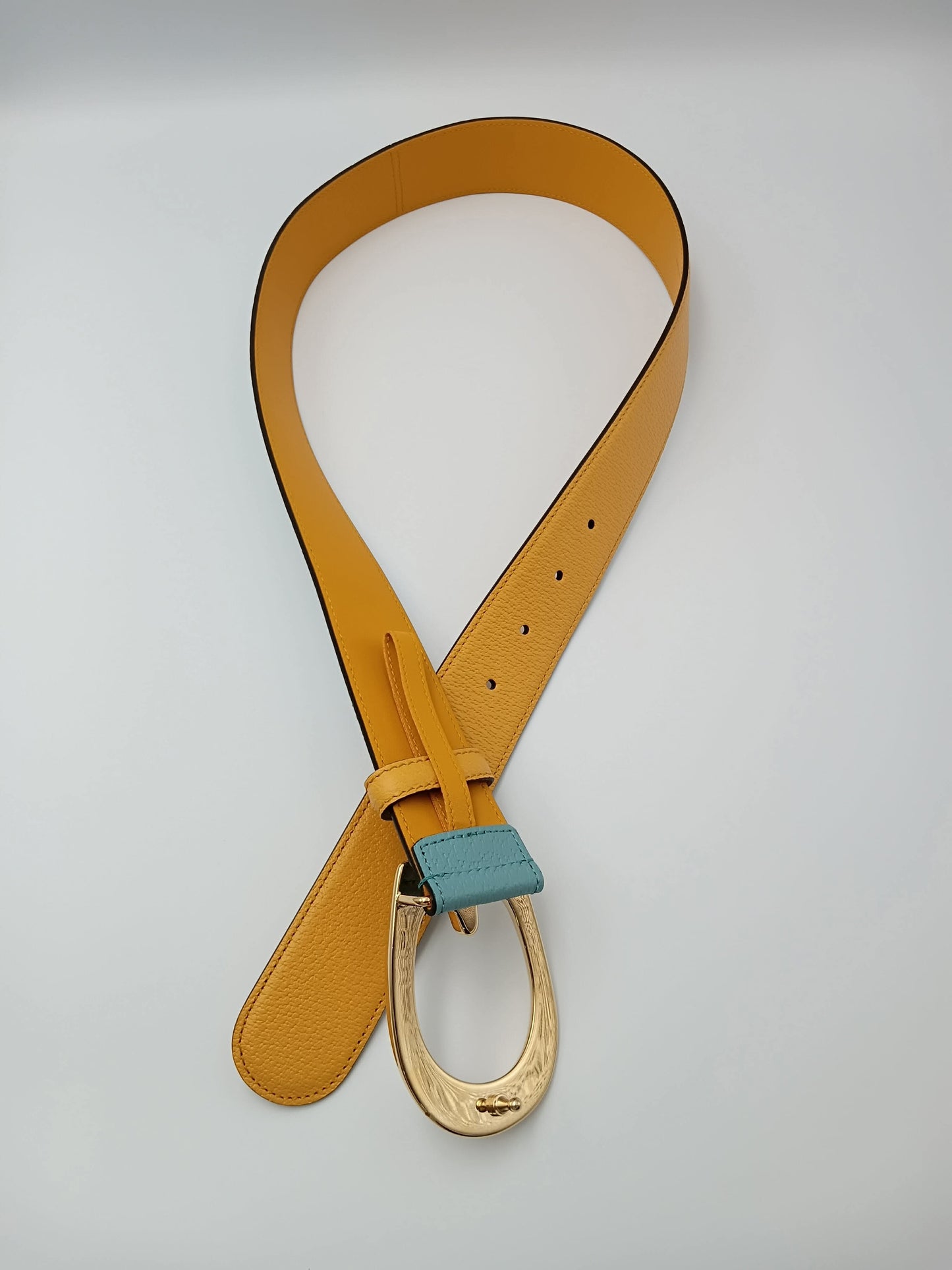 GUCCI G Buckle Two Toned Belt