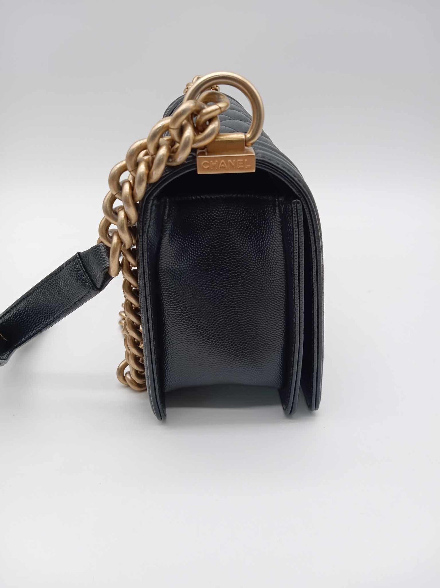 CHANEL Caviar Quilted Leboy
