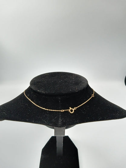 K18 YG Broccoli Necklace 1.05ct 2.40g