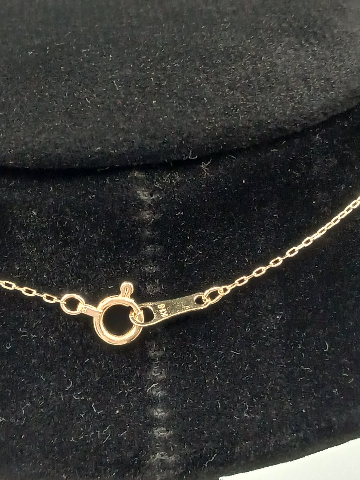 K18 YG Lady Boss Necklace 0.75ct 2.50g