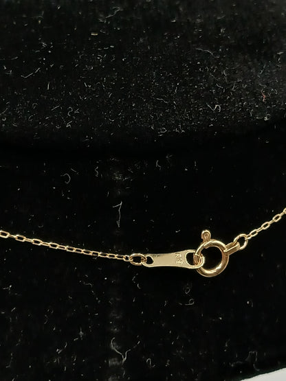 K18 YG Broccoli Necklace 1.05ct 2.40g