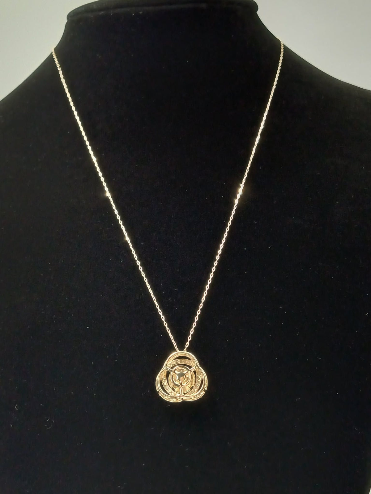 K18 YG Lady Boss Necklace 0.75ct 2.50g