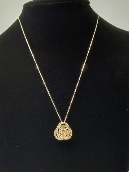 K18 YG Lady Boss Necklace 0.75ct 2.50g