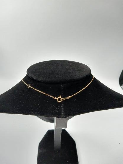 K18 YG Lady Boss Necklace 0.75ct 2.50g