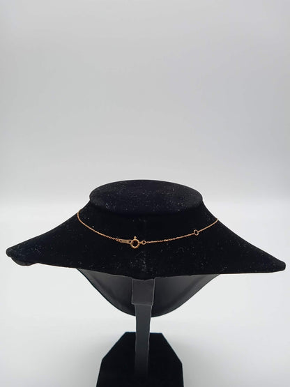 K18 YG Lady Boss Necklace 0.75ct 2.50g
